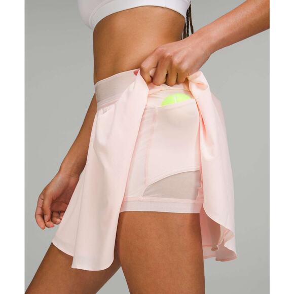 Lululemon Court Rival High-Rise Athletic Skirt Size 2 Long Strawberry Milkshake - Picture 4 of 11
